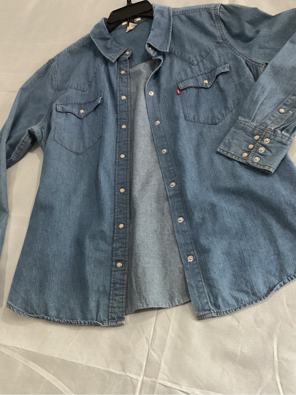 Levi's Light Blue Denim Shirt with Classic Label size xl #N